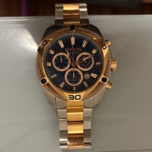 Invicta Two-Tone Chronograph Watch